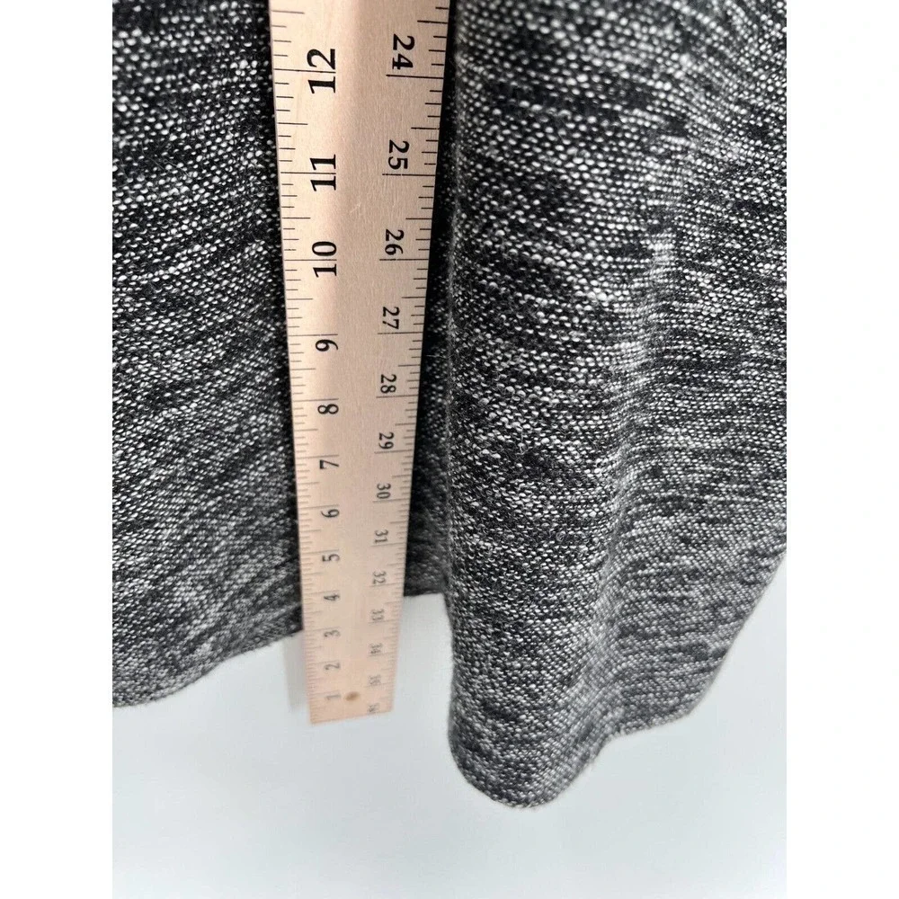 Tribal Jeans Long Coat Cardigan One Button Front Pockets Gray Women's S Small